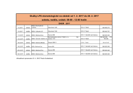 Pohotovost_stomatologie _únor_2017