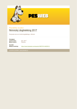 Pozv&aacute;nka jako pdf