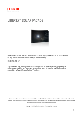 Solar systems for walls - details page