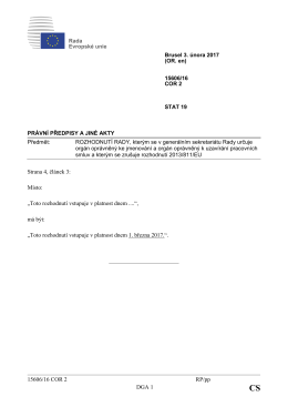 15606/16 COR 2 RP/pp DGA 1 Strana 4, čl&aacute;nek 3: M&iacute;sto: &bdquo;Toto