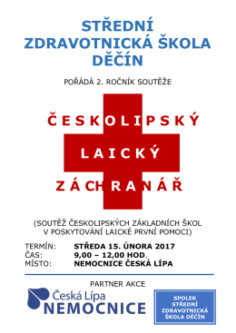 VÁŽENÍ OBČANÉ, - Střední zdravotnická škola Děčín