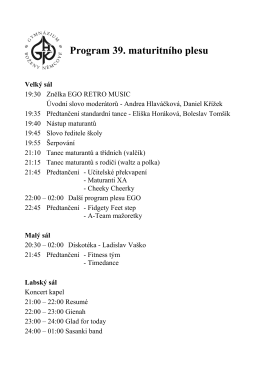 Program plesu 2017