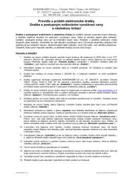 Dražebn&iacute; vyhl&aacute;&scaron;ka