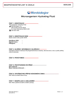 Microorganism Hydrating Fluid
