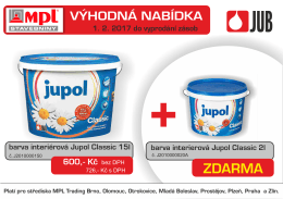 akce na Jupol Classic