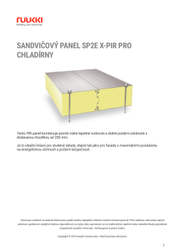 Sandwich panel details - Oborniki