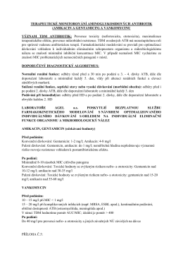 TERAPEUTICKÉ MONITOROVÁNÍ
