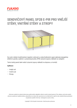 Sandwich panel details - Oborniki