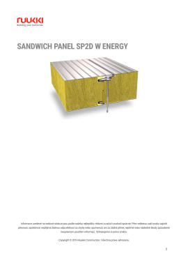 Sandwich panel details - Oborniki