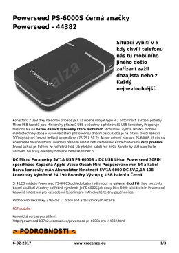 Powerseed PS-6000S černá značky Powerseed - 44382