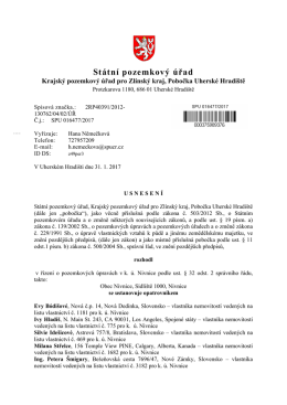 St&aacute;tn&iacute; pozemkov&yacute; &uacute;řad