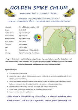 golden spike chlum - Z&aacute;kladn&iacute; &scaron;kola a Mateřsk&aacute; &scaron;kola : Mlad&aacute;