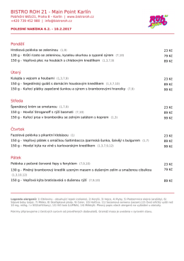 BISTRO ROH 21 - Main Point Karl&iacute;n