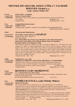 Městsk&eacute; divadlo Ber&aacute;nek N&aacute;chod