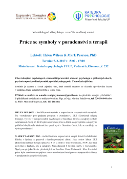 ZDE - Katedra psychologie Filozofické fakulty UP