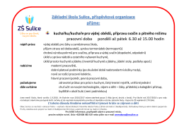 Inzer&aacute;t kuchař/ka