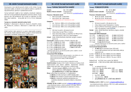 38. ročn&iacute;k Turnajů &scaron;achov&yacute;ch naděj&iacute; 38. ročn&iacute;k Turnajů &scaron;achov&yacute;ch