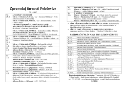 Zpravodaj_29_leden_2017 - Římskokatolická farnost Polešovice