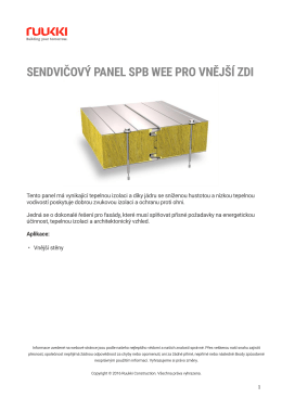 Sandwich panel details - Oborniki