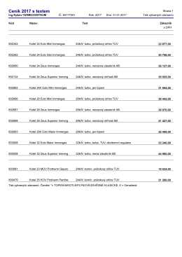 Cen&iacute;k 2017 s textem