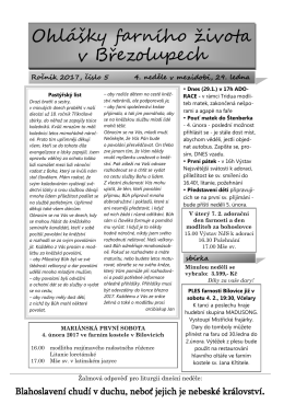 Ohlášky 29.1.2017-Březolupy