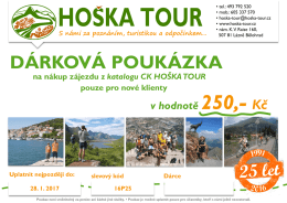 Prezentace aplikace PowerPoint - CK Hoška