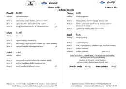 Týden 30-1-3-2-2017 - Radniční restaurace