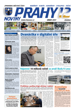nov&eacute; č&iacute;slo Novin Prahy 12