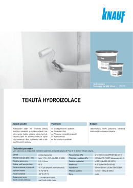 tekut&aacute; hydroizolace