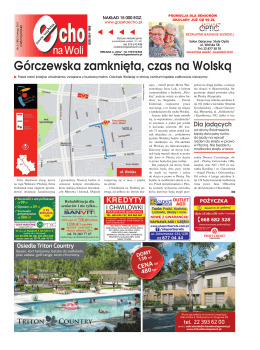 Górczewska zamknięta, czas na Wolską