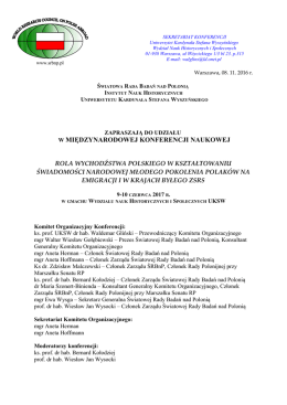 W MIĘDZYNARODOWEJ KONFERENCJI NAUKOWEJ