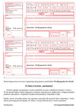 dow&oacute;d / pokwitowanie dla zleceniodawcy