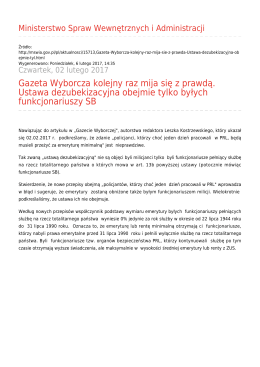 Generuj PDF - Ministerstwo Spraw Wewnętrznych i Administracji