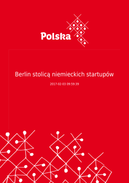 Berlin stolicą niemieckich startupów