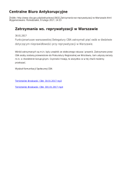 Generuj PDF - Centralne Biuro Antykorupcyjne