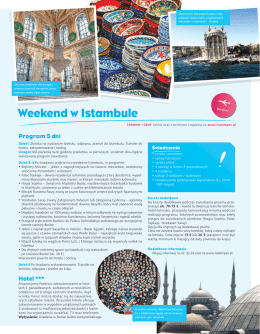 Weekend w Istambule