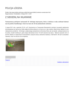 Generuj PDF - Policja Łódzka