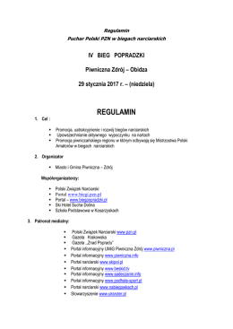 regulamin - Pif Sport