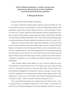 Z Maryją do Jezusa