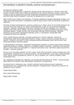 Karnawałowo w płońskim ośrodku szkolno