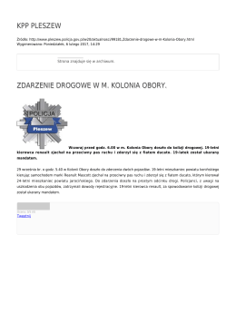 Generuj PDF - KPP Pleszew