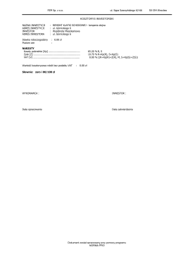 G&oacute;nickiego 6 - malowanie klatka schodowa ZEROWY - pzm