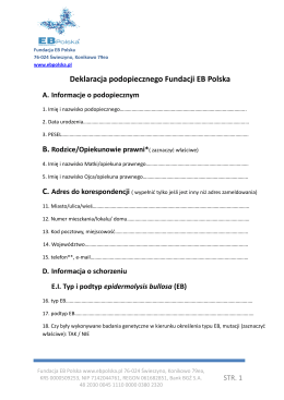 Fundacja EB Polska www.ebpolska.pl 76