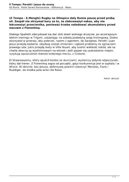 Wersja PDF - AS Roma PL