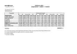 Grębosz&oacute;w-Siedliszowice-Żabno-Tarn&oacute;w