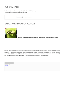 Generuj PDF - KMP w Kaliszu