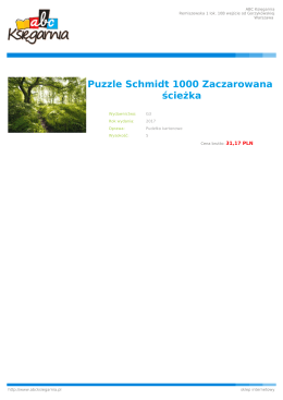 Puzzle Schmidt 1000 Zaczarowana ścieżka