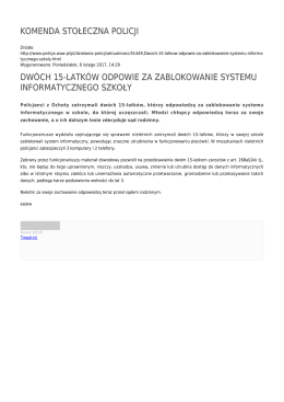 Generuj PDF - Komenda Stołeczna Policji