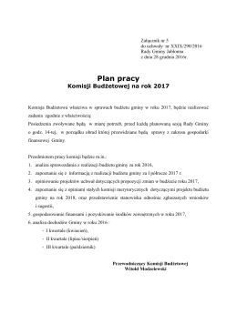 Komisja Budżetowa