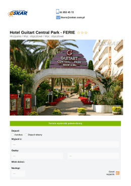Hotel Guitart Central Park - Ferie